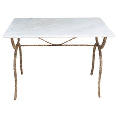 19th Century French Marble Top Bistro Table