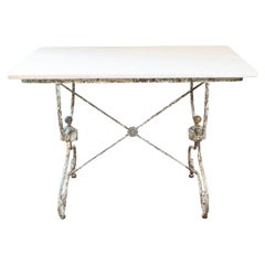 19th Century French Marble Top Bistro Table