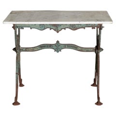 19th Century French Marble Top Bistro Table