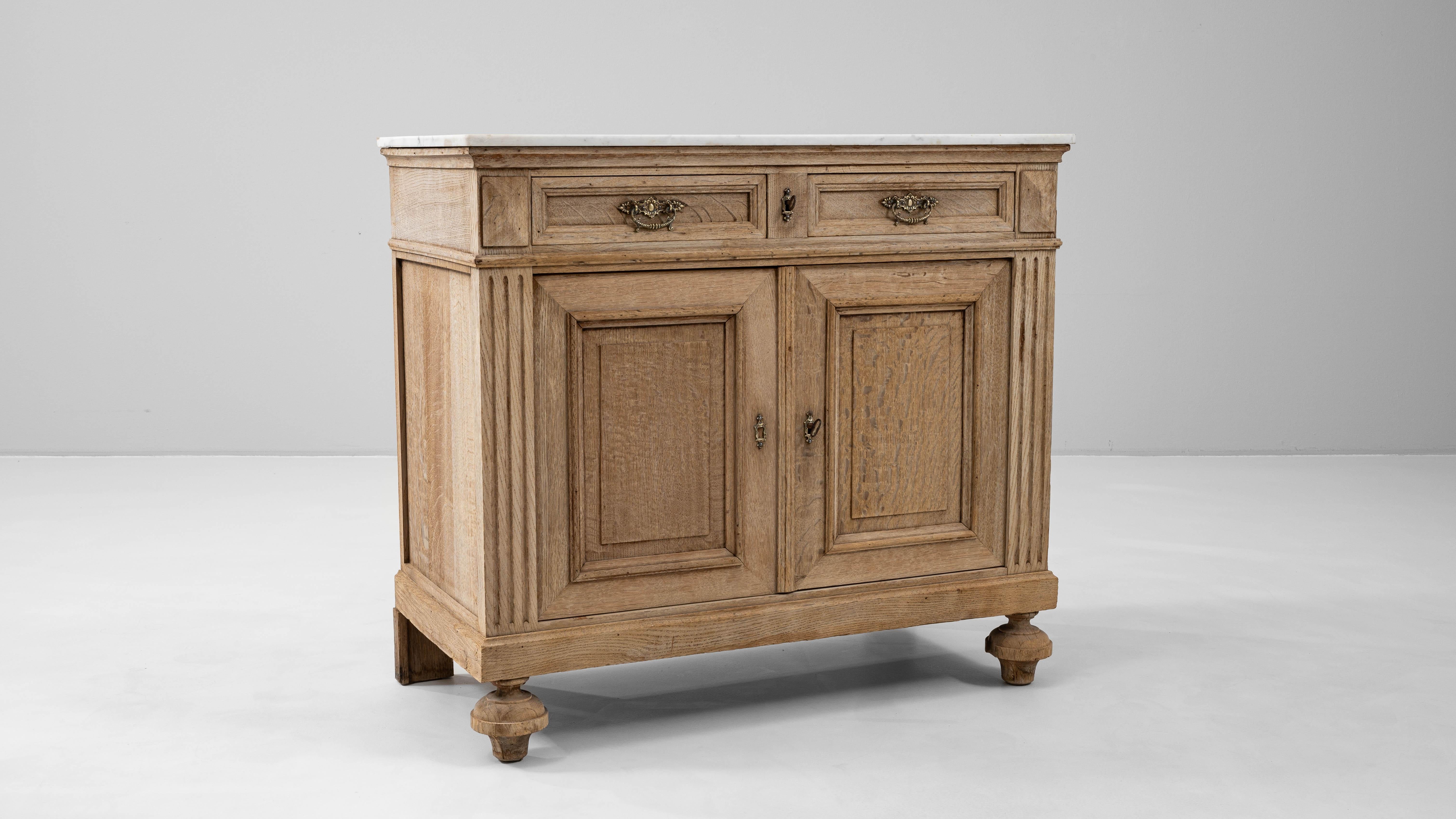 Buffet francese con piano in marmo del XIX secolo in vendita 5