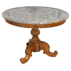 Centre de table en marbre français du 19e siècle
