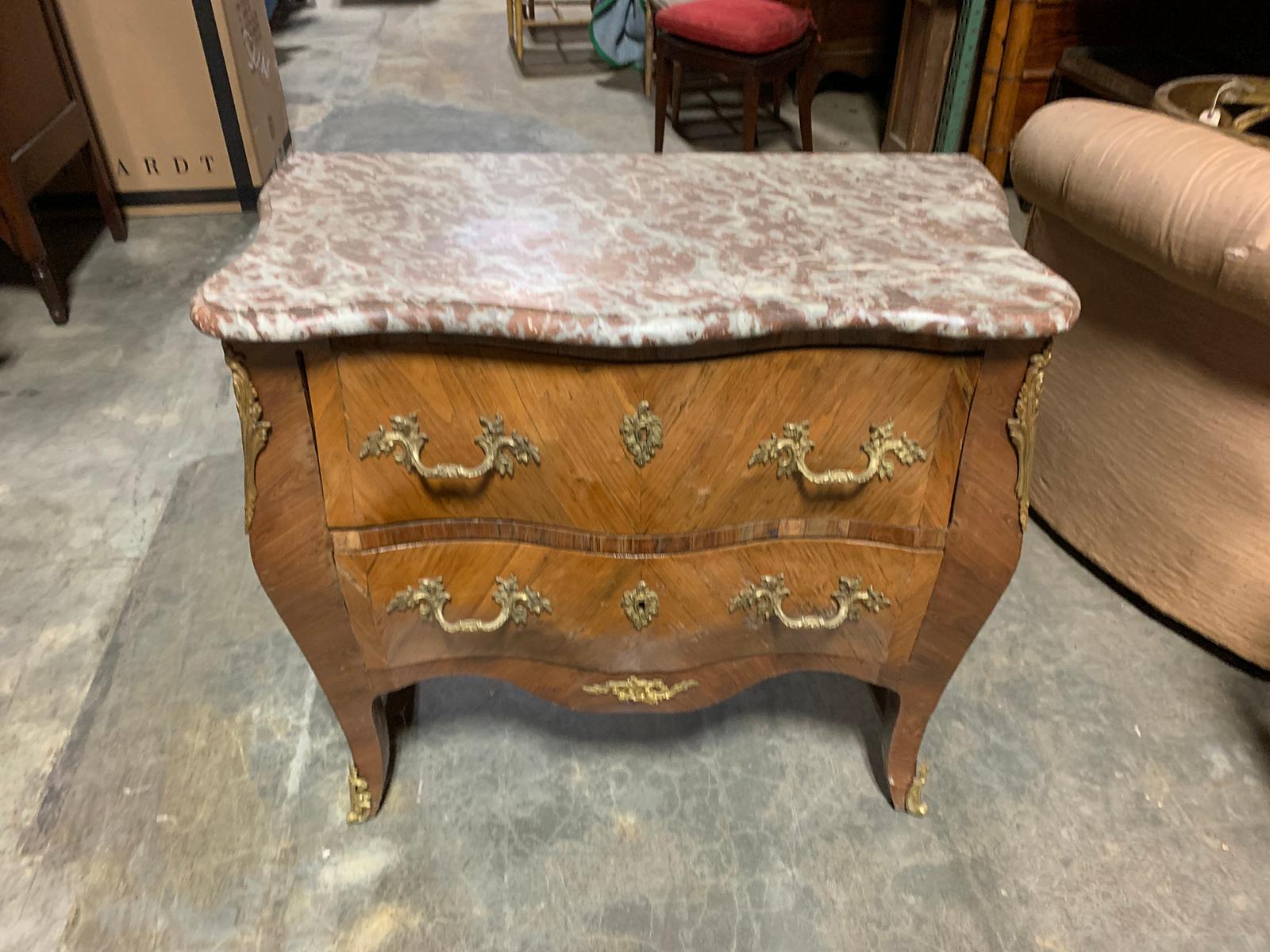 19th Century French Marble-Top Commode 12