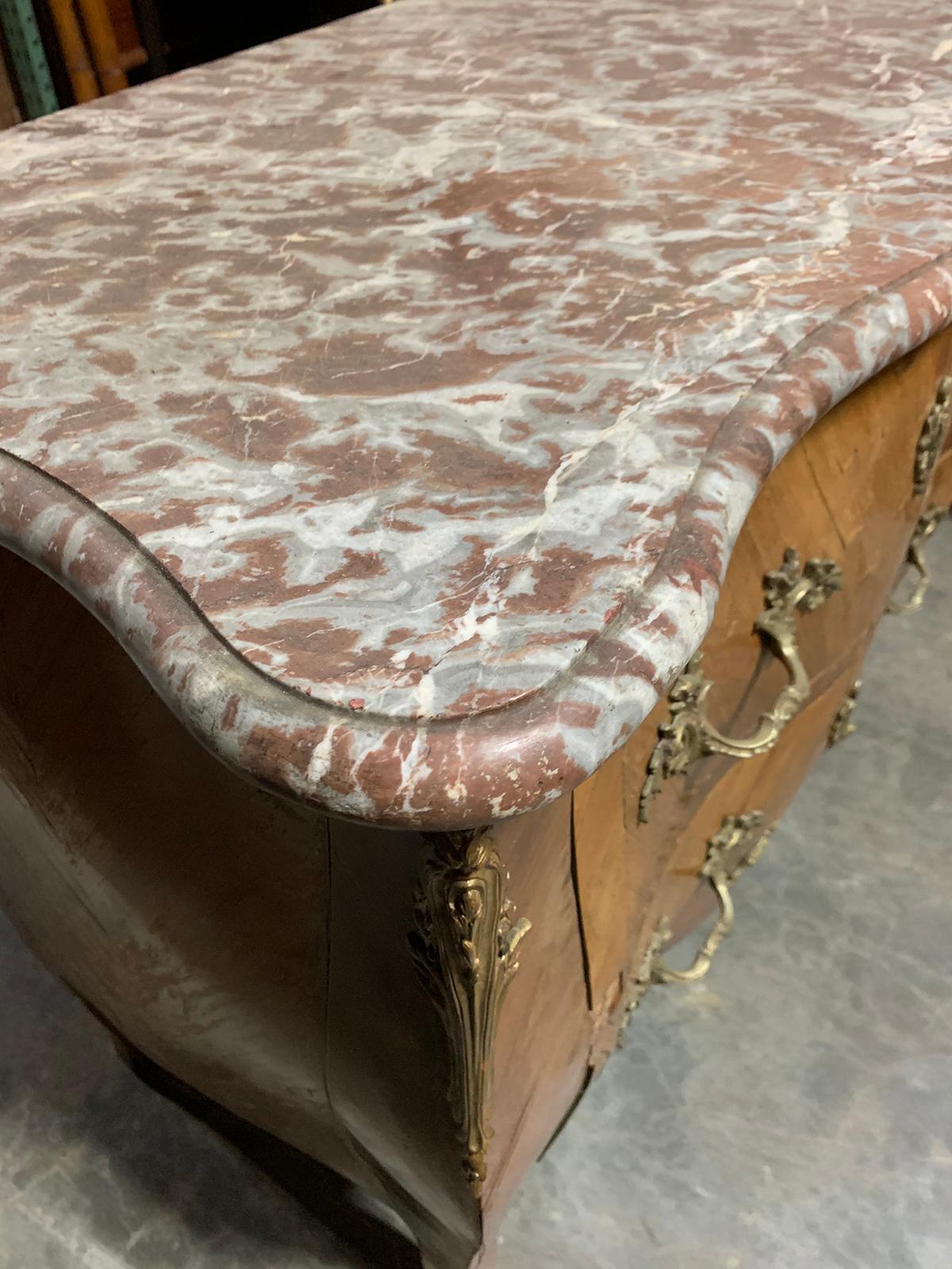 19th Century French Marble-Top Commode 6