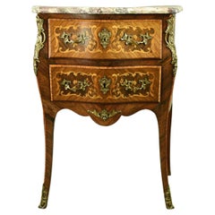 19th century French marble top commode