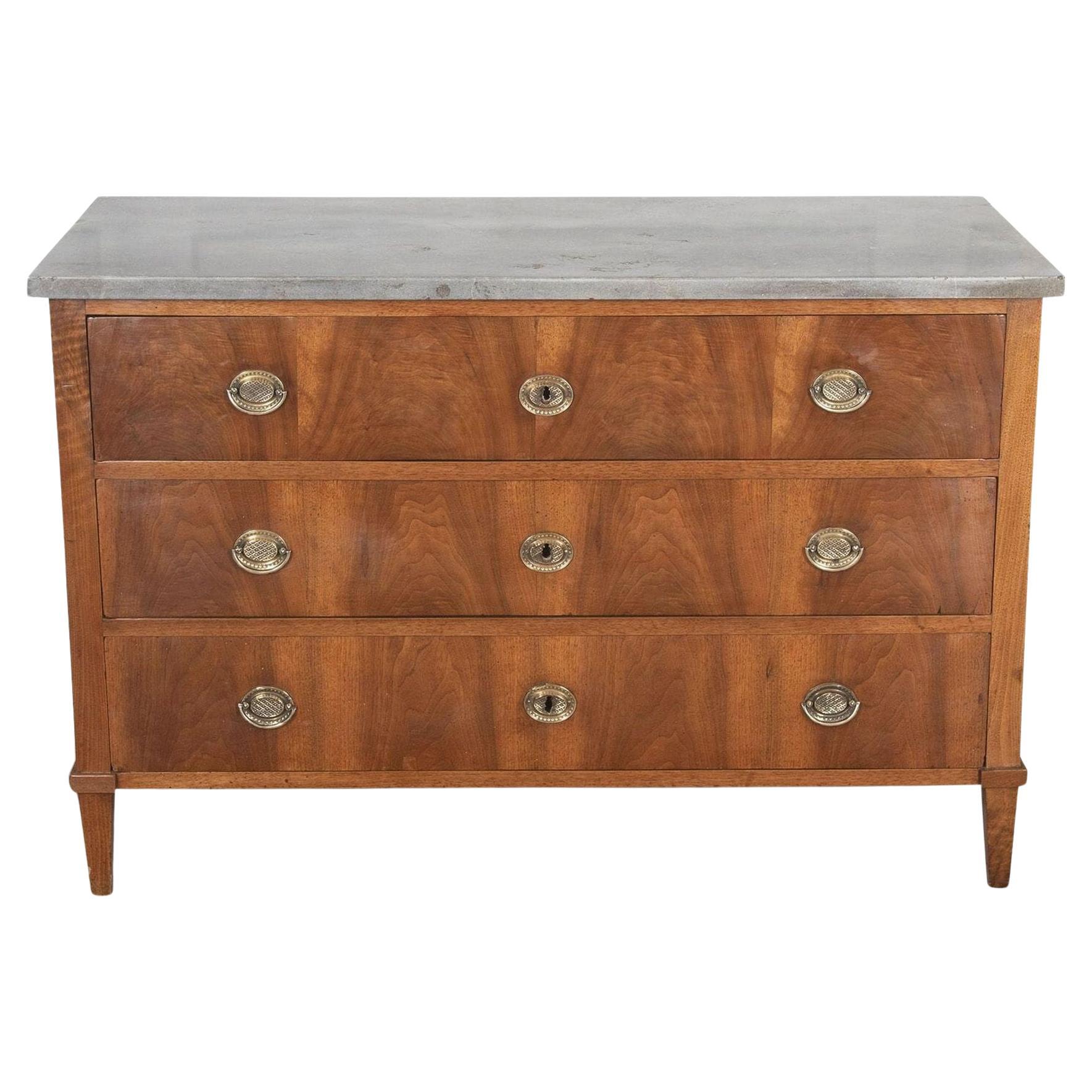 19th Century French Marble Top Commode