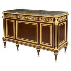 Used 19th Century French Marble Top Commode in the Louis XVI Style by Henry Dasson