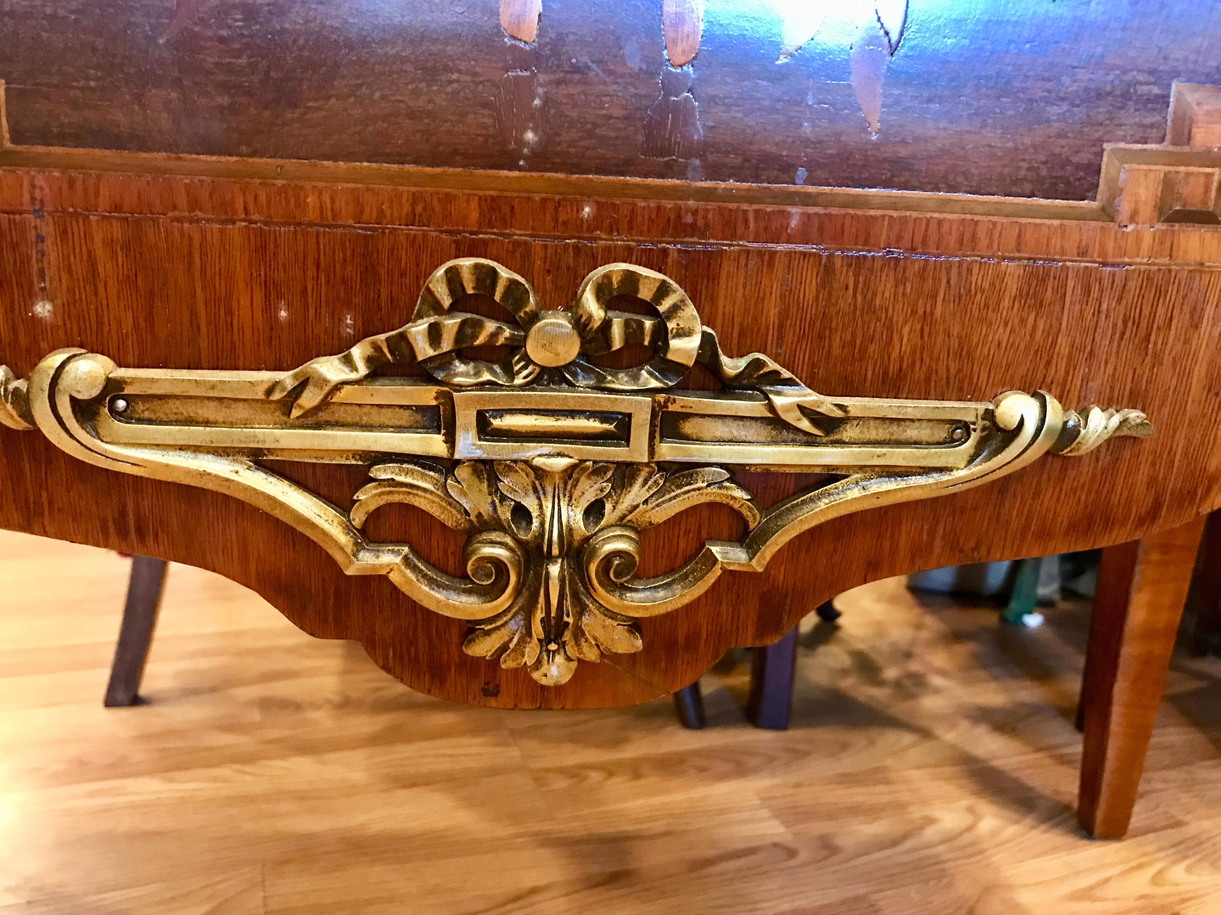 19th Century French Marble Top Commode Signed Paul Sormani 9