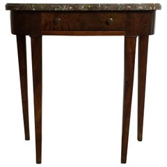 19th Century French Marble-Top Console
