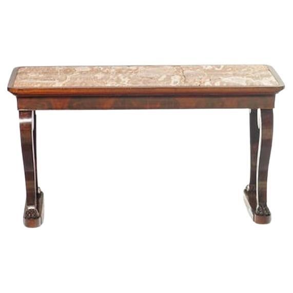 Französische Konsole mit Marmorplatte aus dem 19. im Angebot