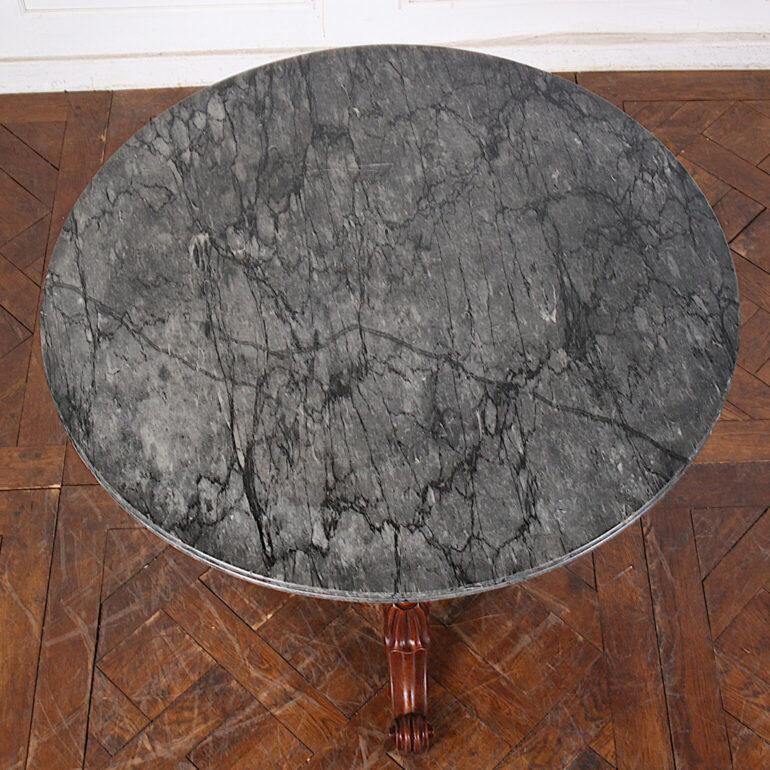 19th Century French Marble Top Gueridon Centre Table 2