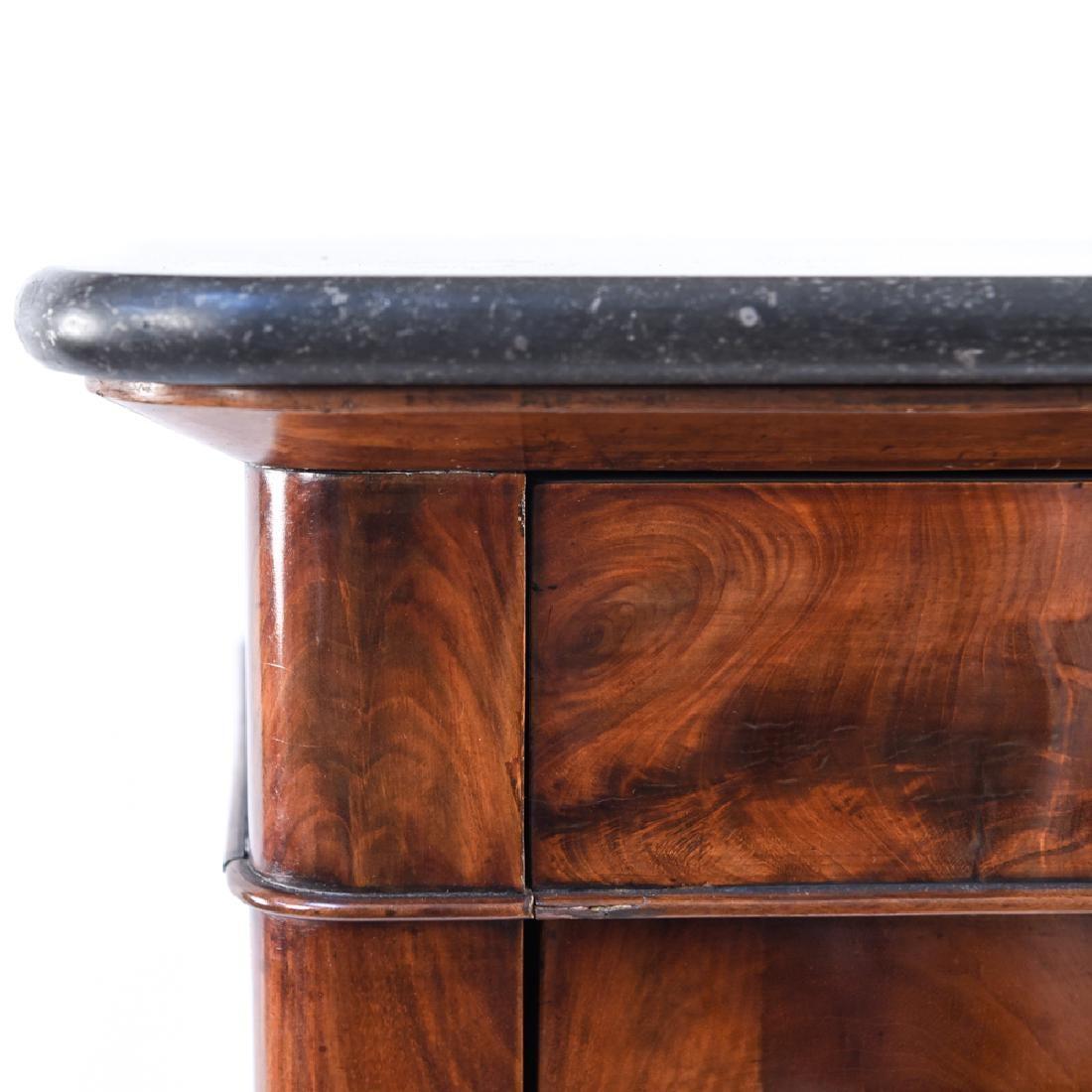 19th Century French Marble-Top Secretary In Good Condition In Locust Valley, NY