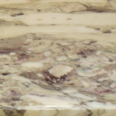 19th Century French Marble-Top, Painted Console Table