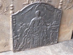 19th Century French 'Marie Leszczyńska' Fireback / Backsplash