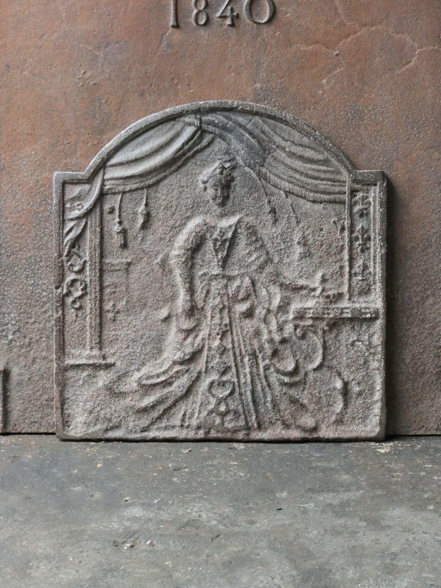 Vittoriano Spalliera del fuoco francese del XIX secolo 