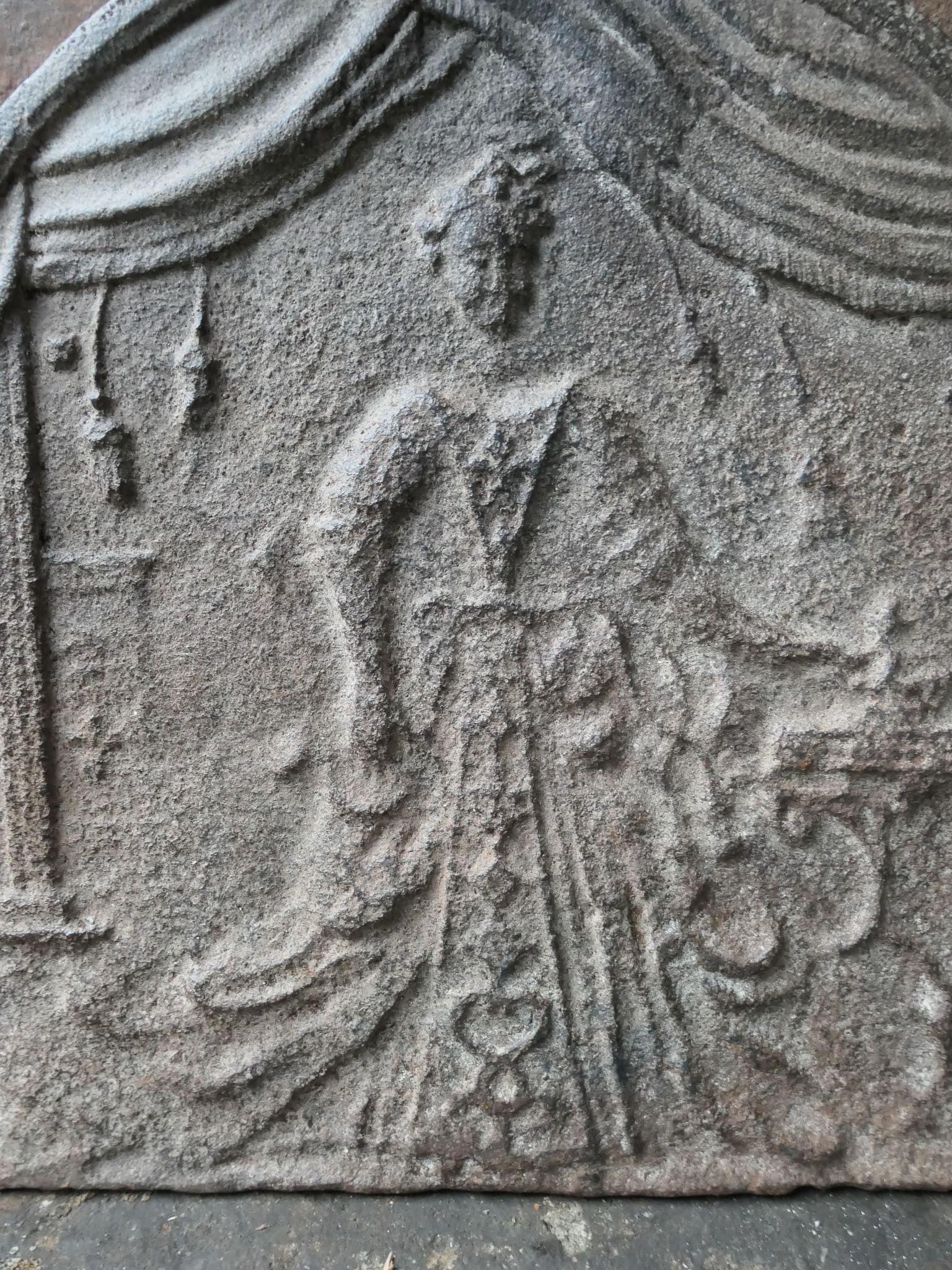 Spalliera del fuoco francese del XIX secolo 