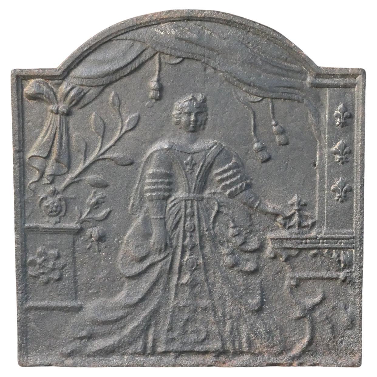 19th Century French 'Marie Leszczyńska' Fireback