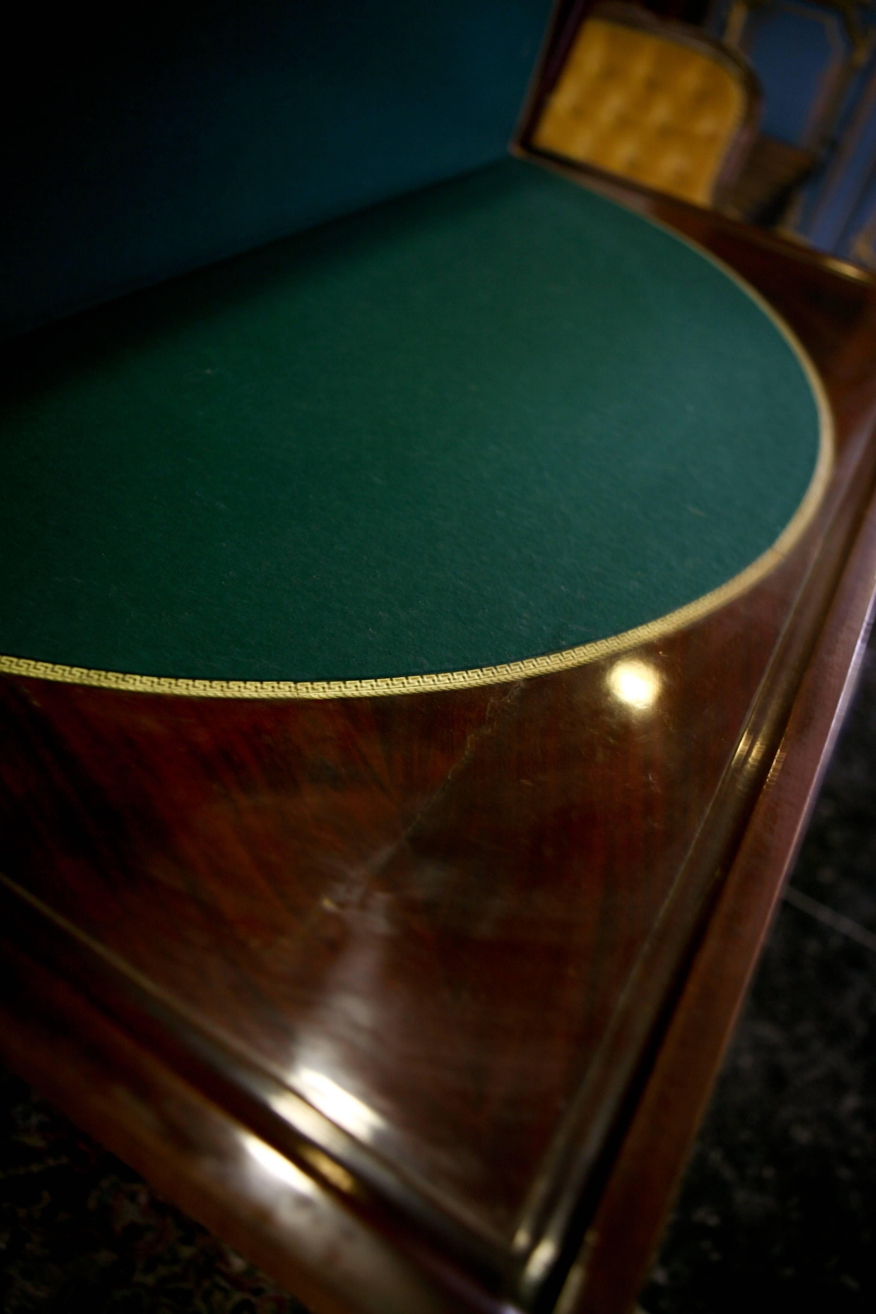 19th Century French Marquetry Card Table, Louis XVI Period In Good Condition For Sale In Sofia, BG