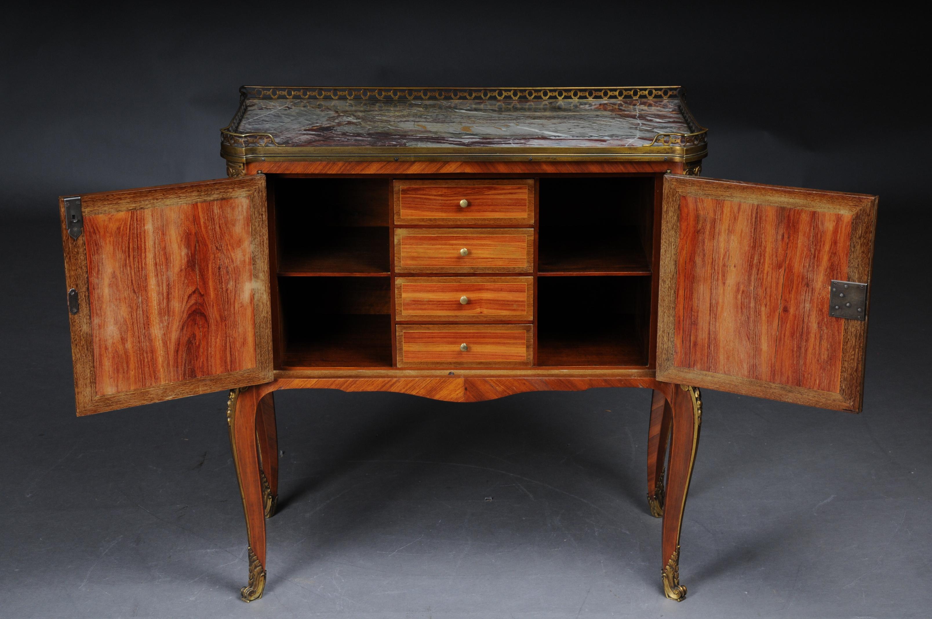 19th Century French Marquetry Dresser Transition, Napoleon III, circa 1870 For Sale 10