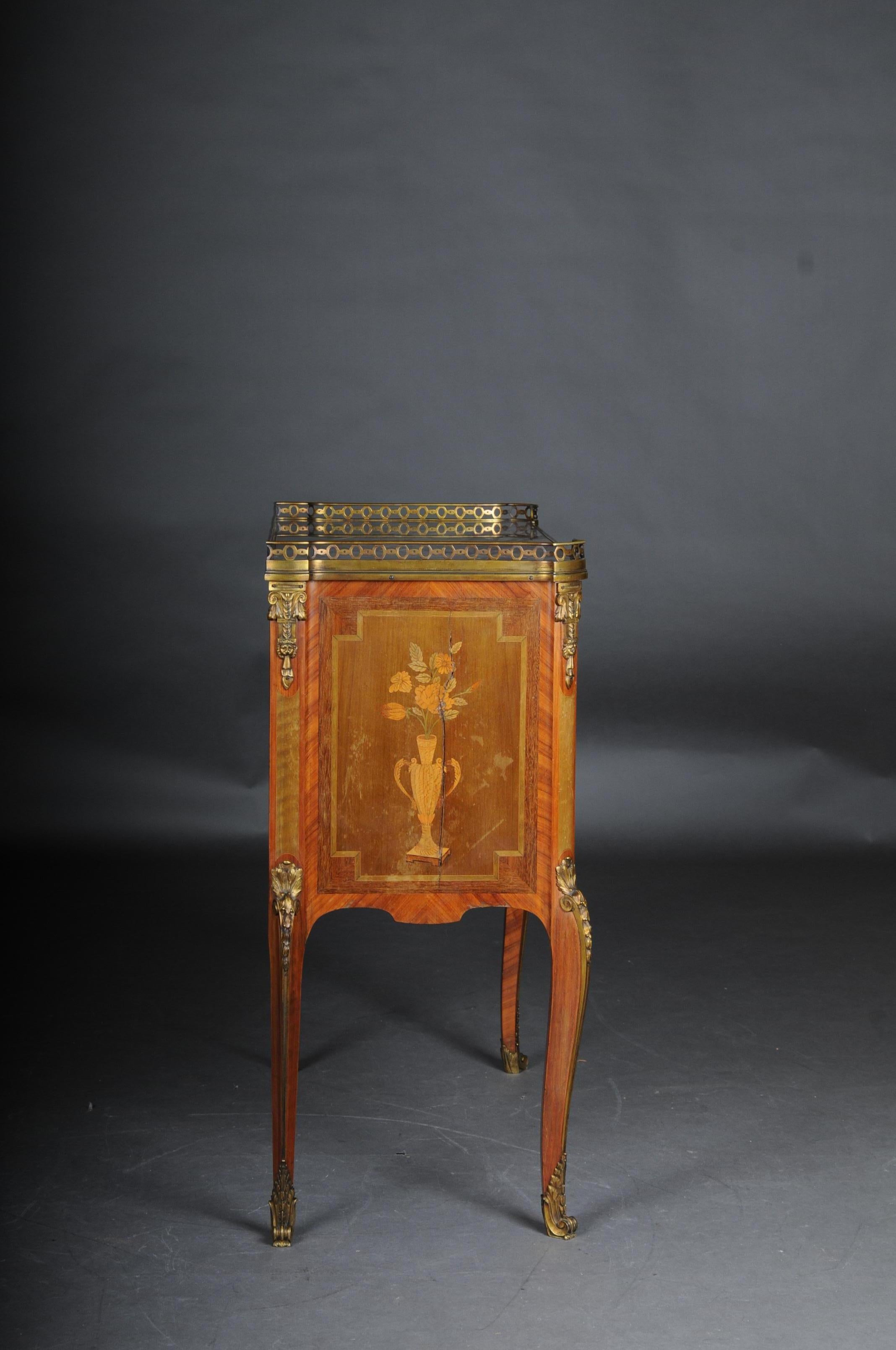 19th Century French Marquetry Dresser Transition, Napoleon III, circa 1870 For Sale 3