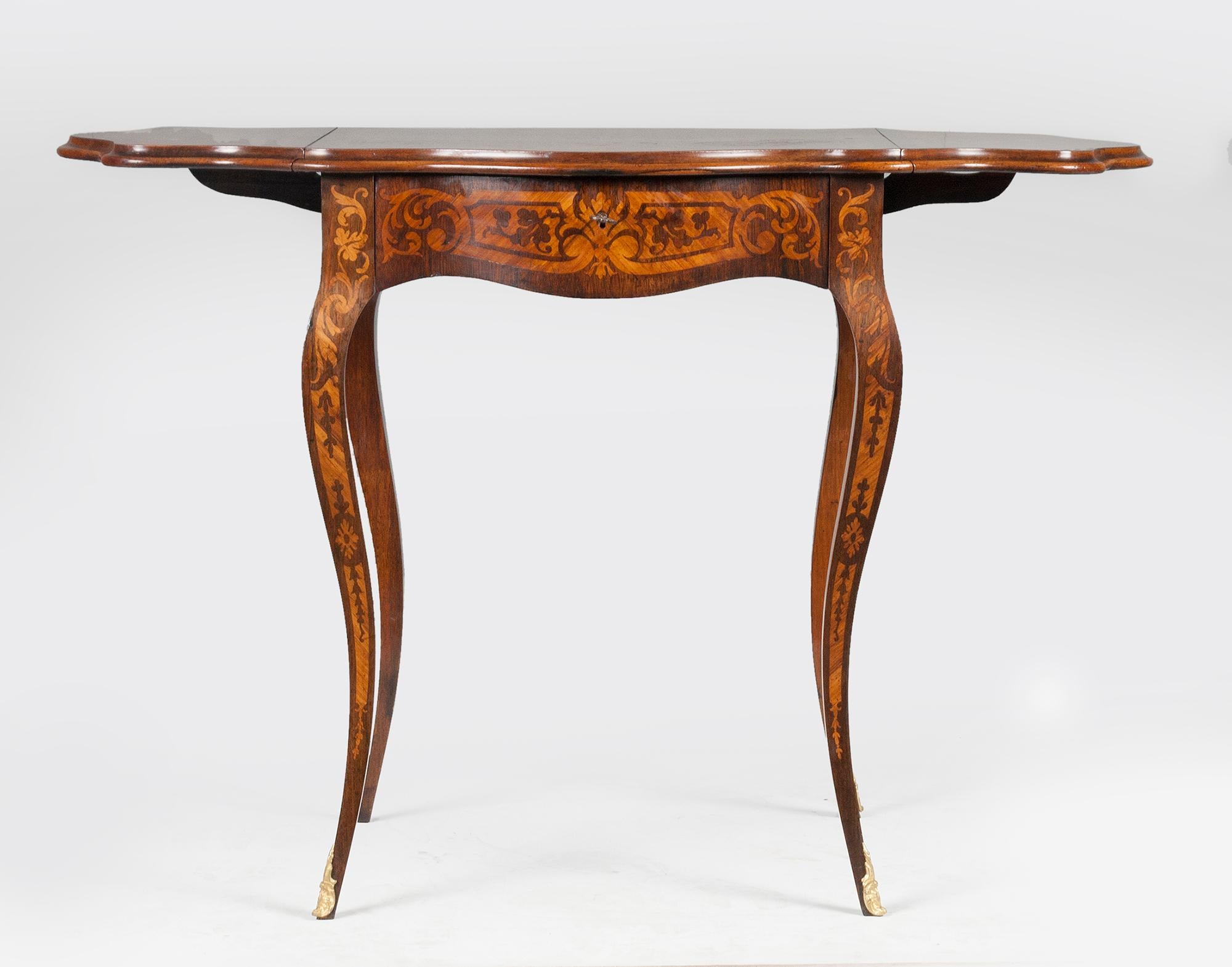french drop leaf table
