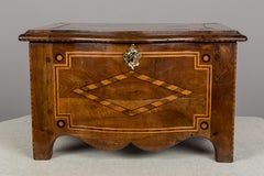 19th Century French  Miniature  Coffer Marquetry