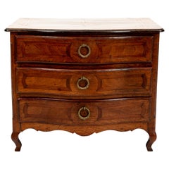 19th Century French Marquetry Miniature Chest of Drawers
