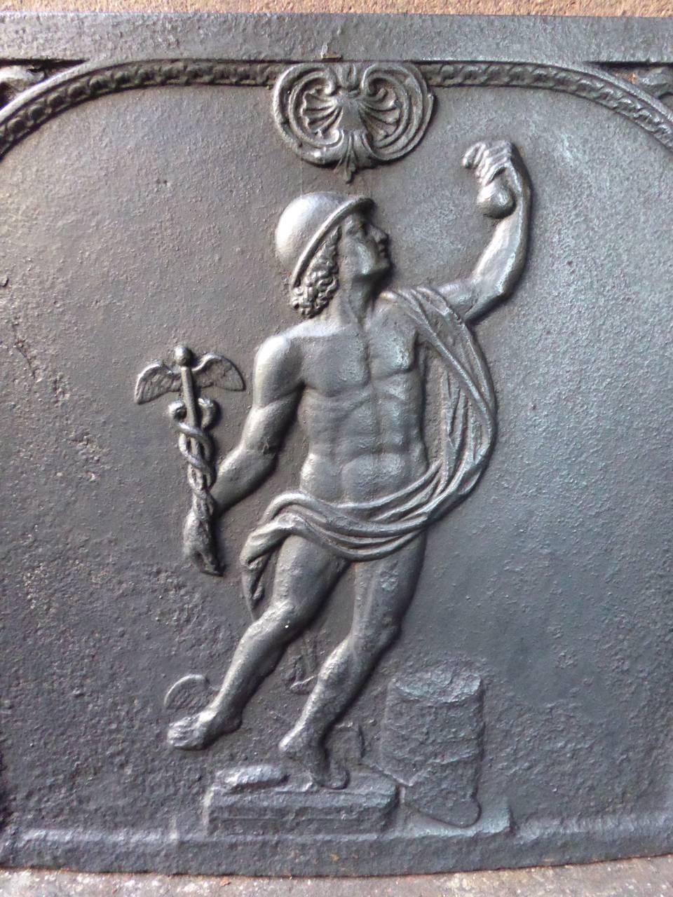 Französischer „Mercury“-Kaminschirm/Rückenplash aus dem 19. Jahrhundert (Napoleon III.) im Angebot