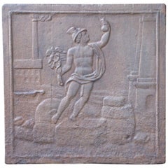 19th Century French 
Mercury
 Fireback