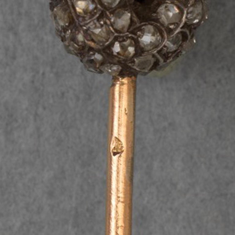 19th Century French Mermaid Stickpin For Sale 2