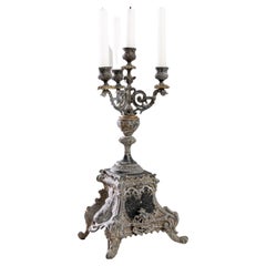 19th Century French Metal Candlestick