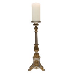 19th Century French Metal Candlestick