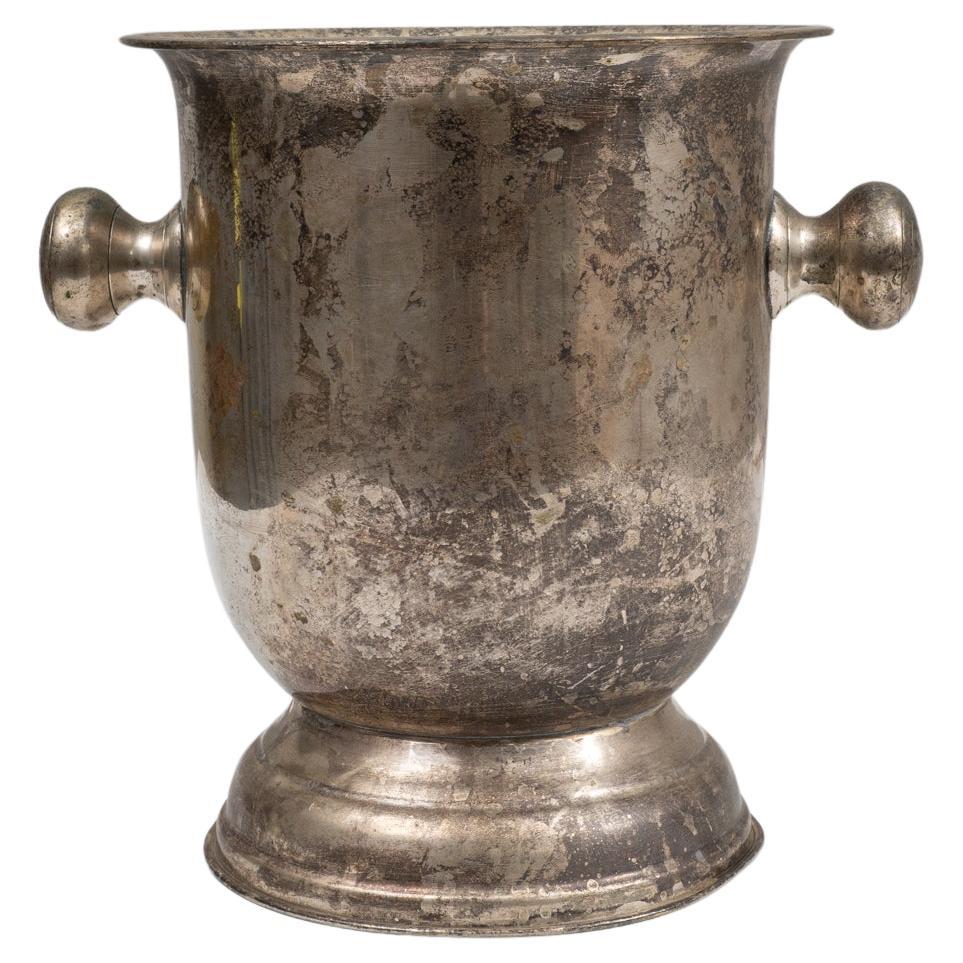 19th Century French Metal Ice Bucket