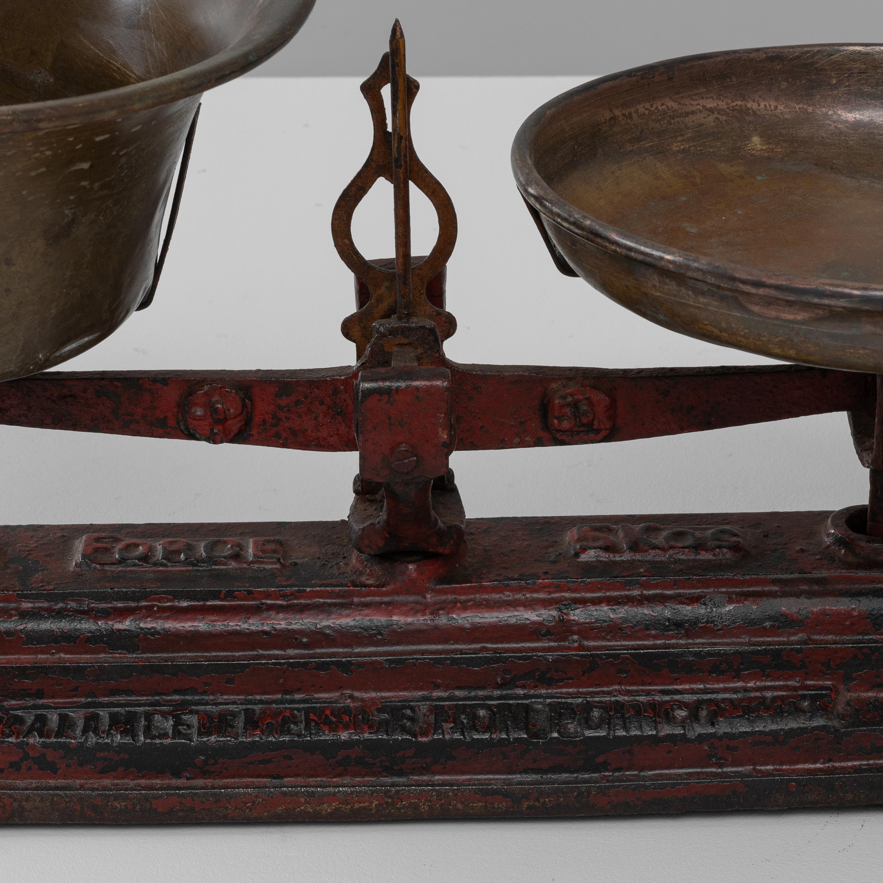 19th Century French Metal Scale For Sale 6