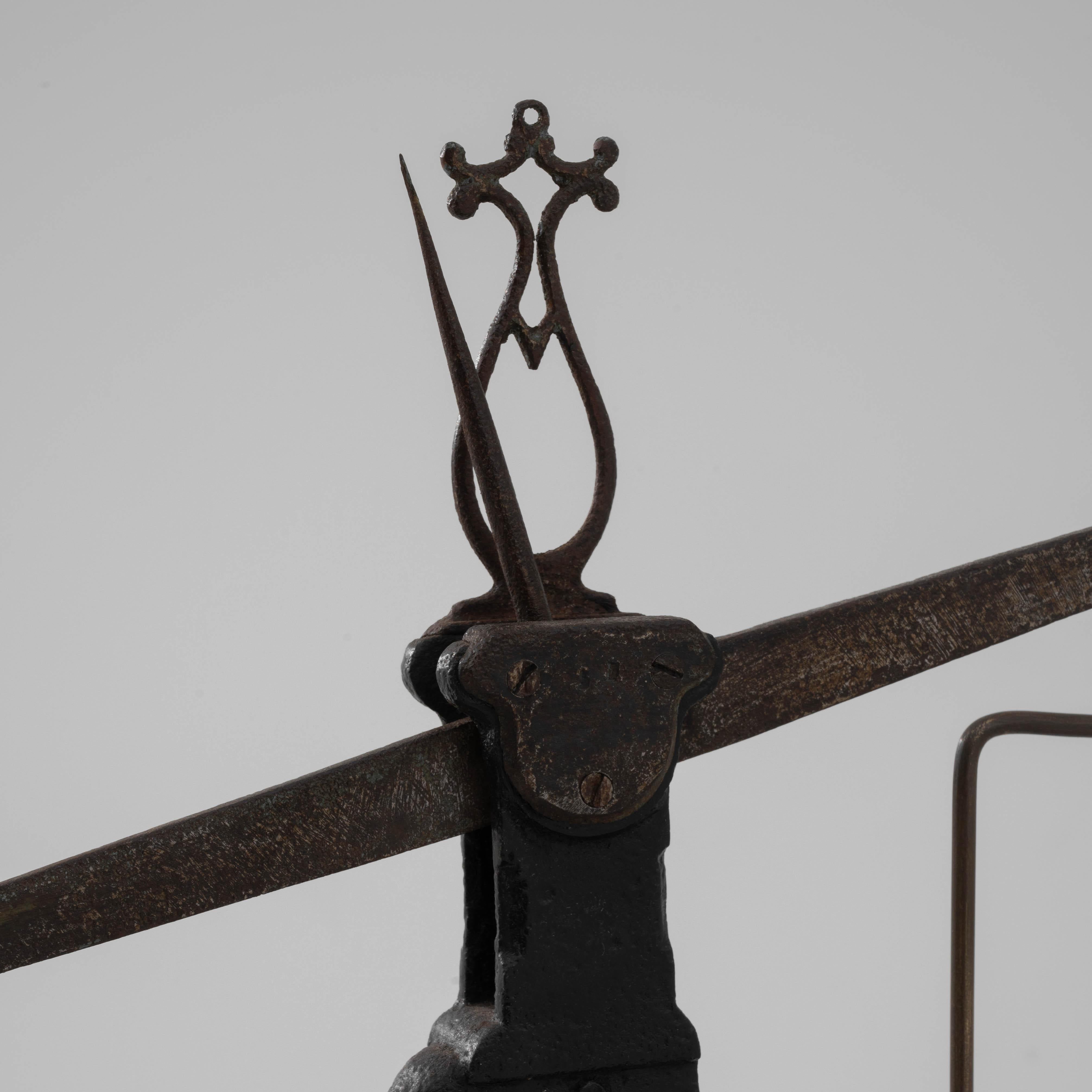 Balanza de metal francesa del siglo XIX en venta 4