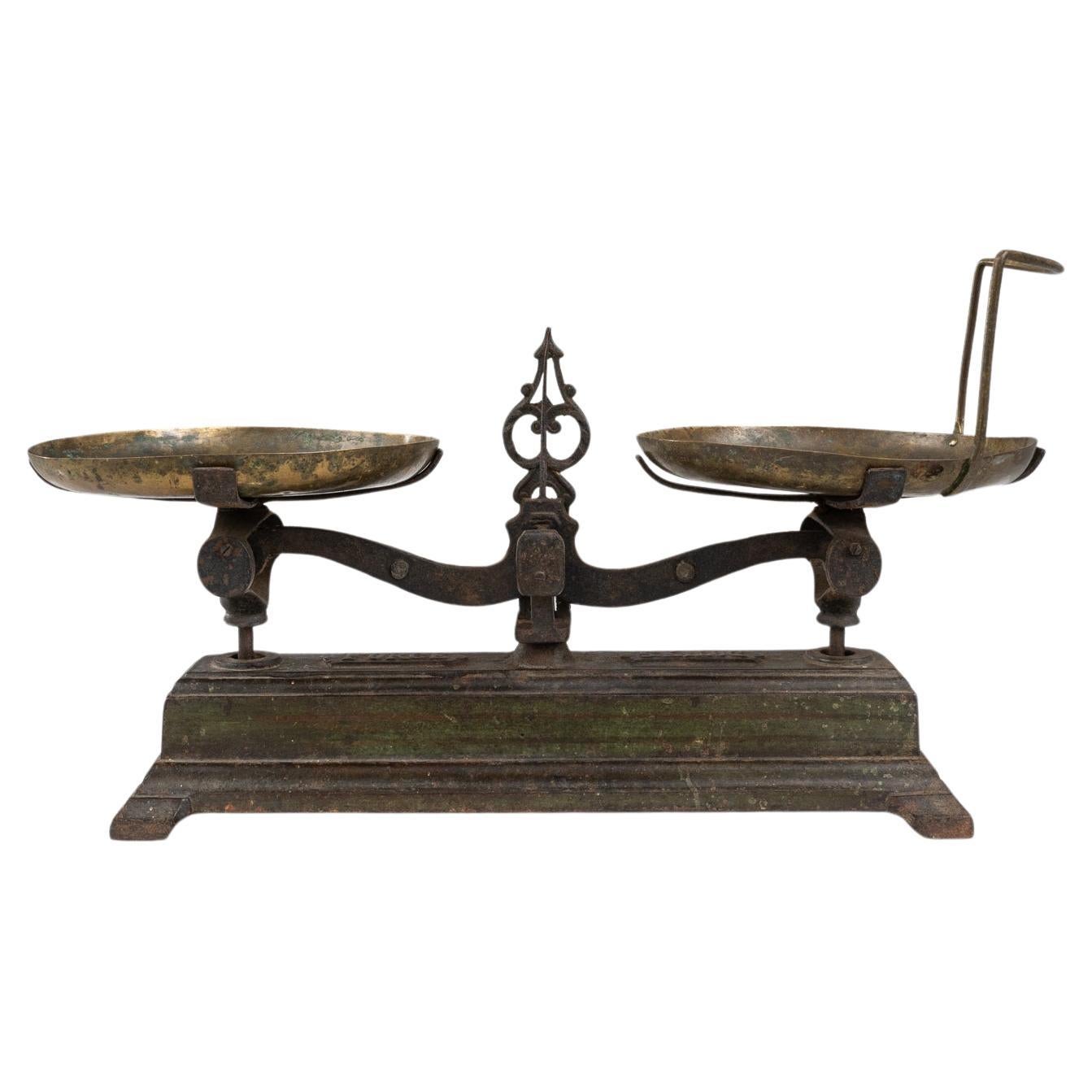 19th Century French Metal Scale