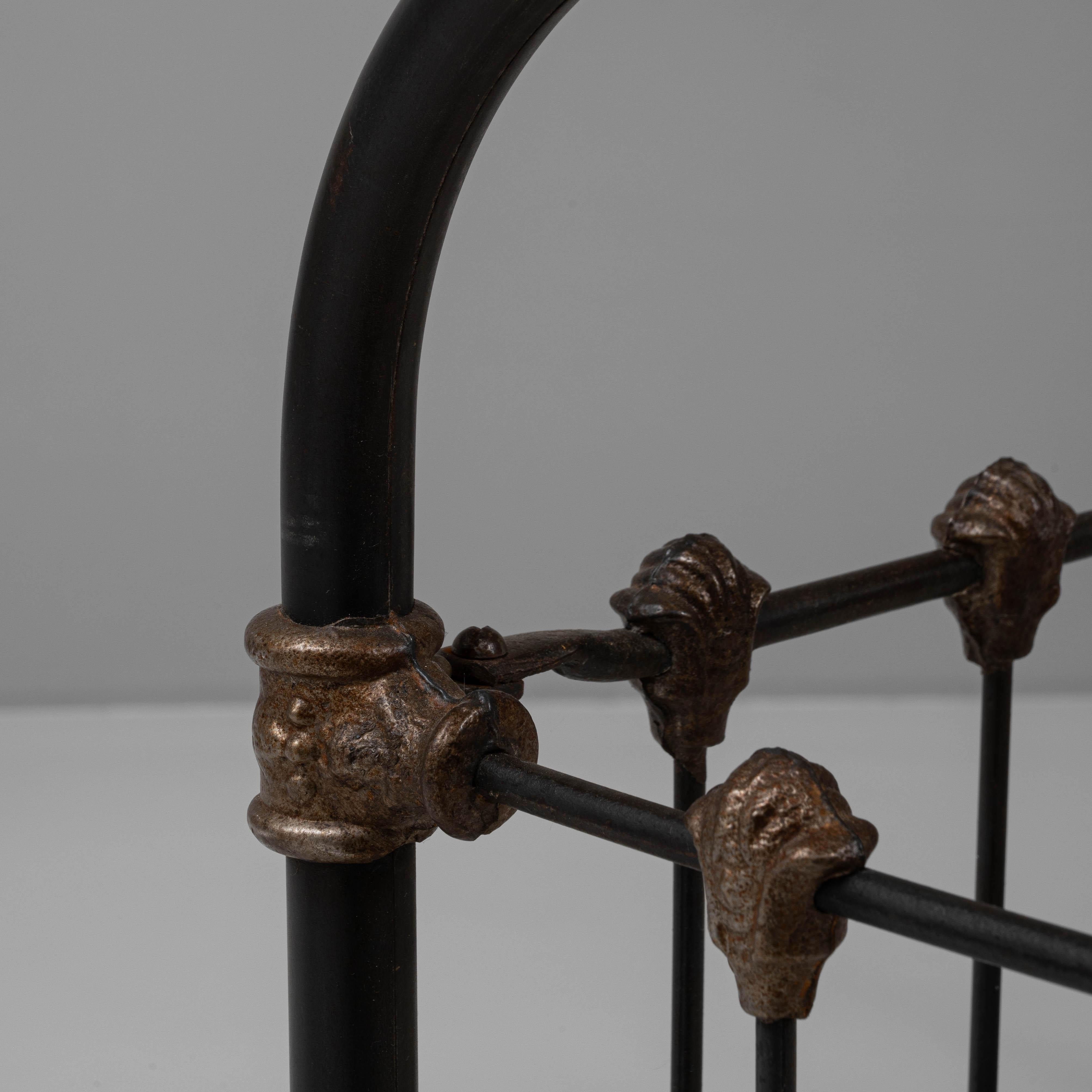 19th Century French Metal & Upholstered Daybed 5