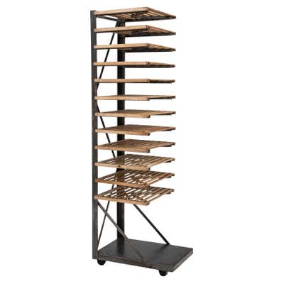 Rustic Alpine Ripening Rack, France, 1900s For Sale at 1stDibs