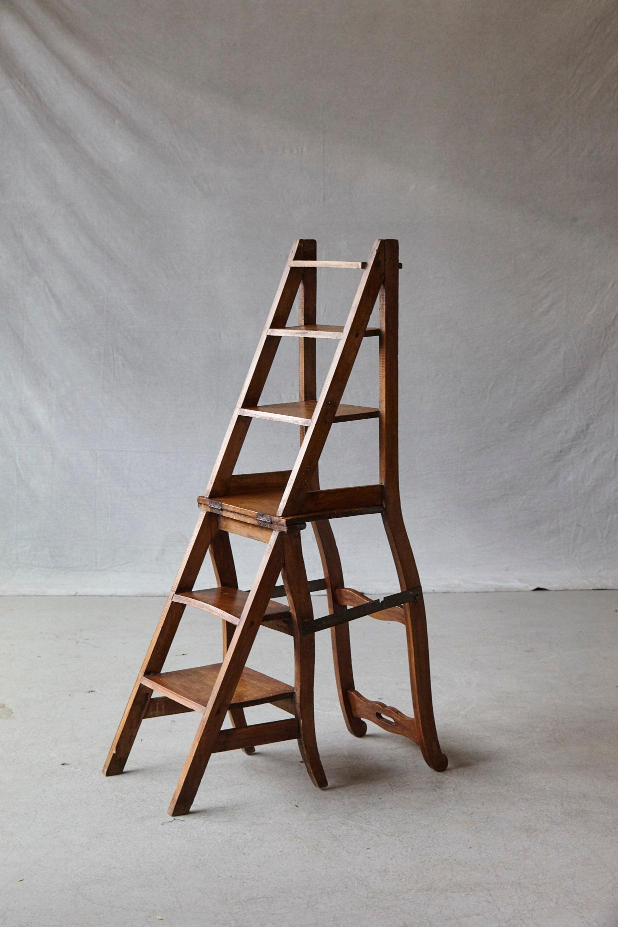 19th Century French Metamorphic Library Chair, circa 1840 2