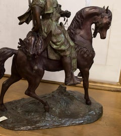 19th Century French Mid-Brown Color Alfred Barye Bronze Sculpture