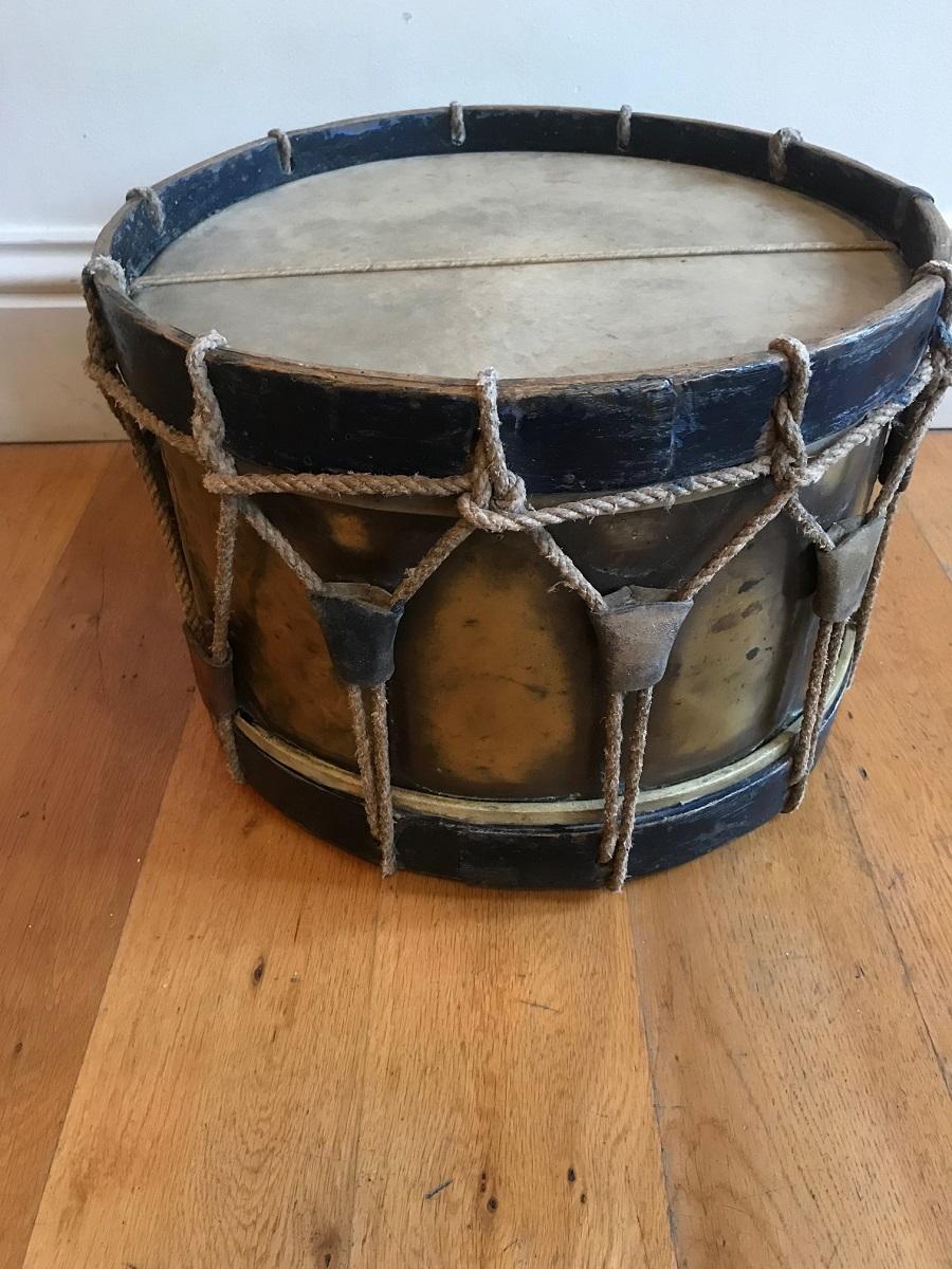 19th Century French Military Drum, Stamped Giroult Paris For Sale 3