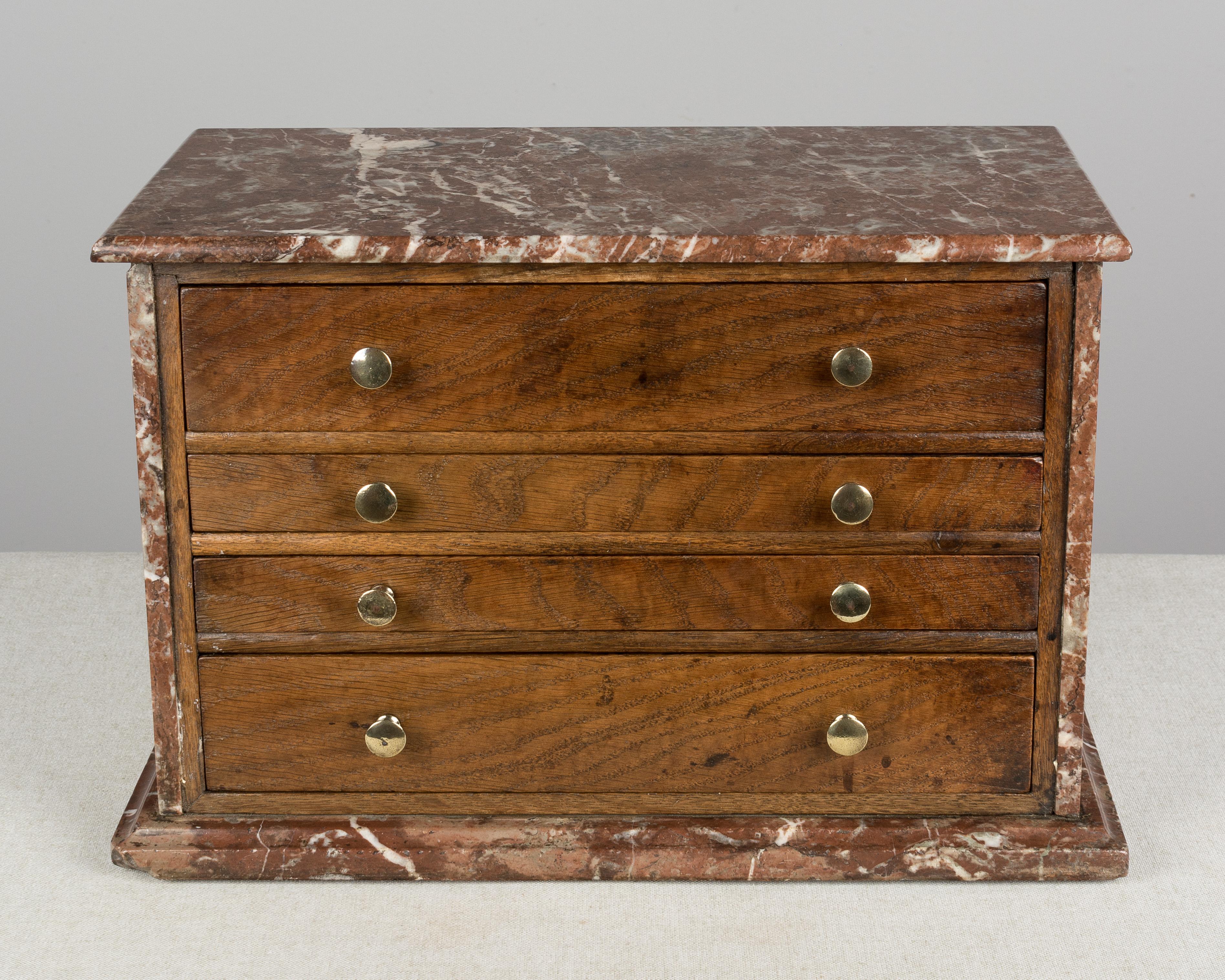 French Provincial 19th Century French Miniature Chest