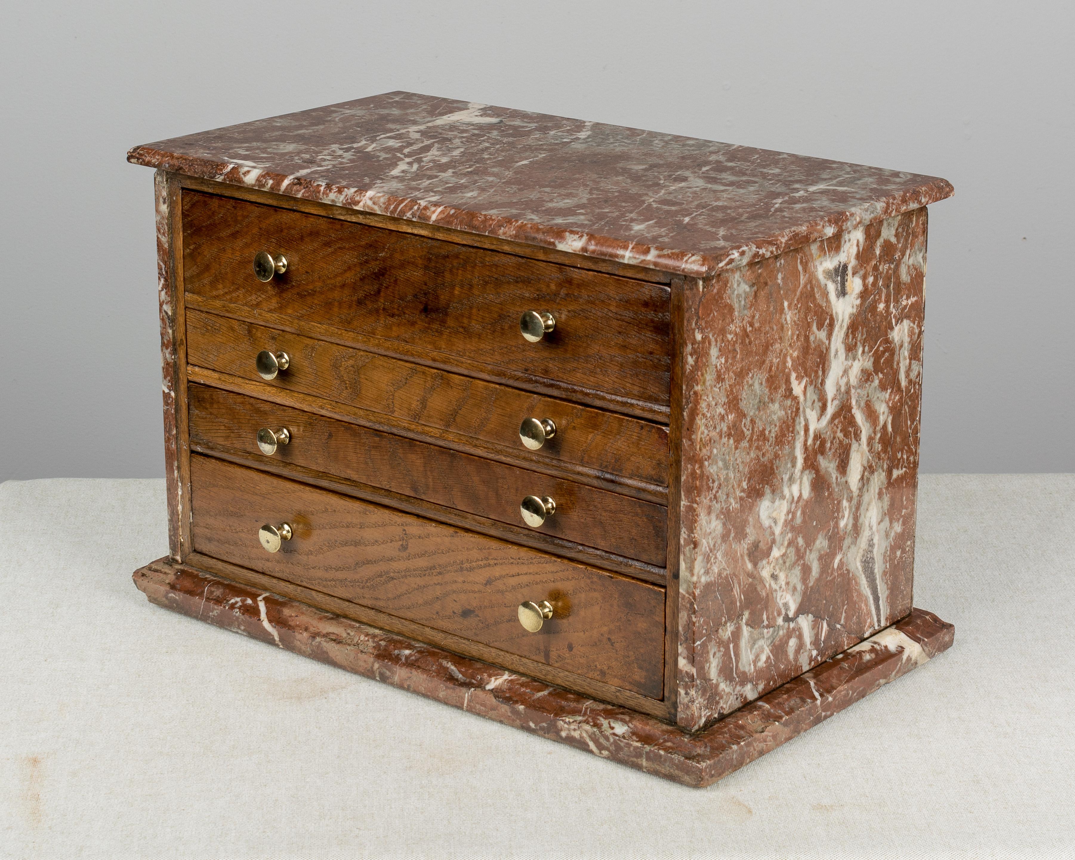 19th Century French Miniature Chest In Good Condition In Winter Park, FL