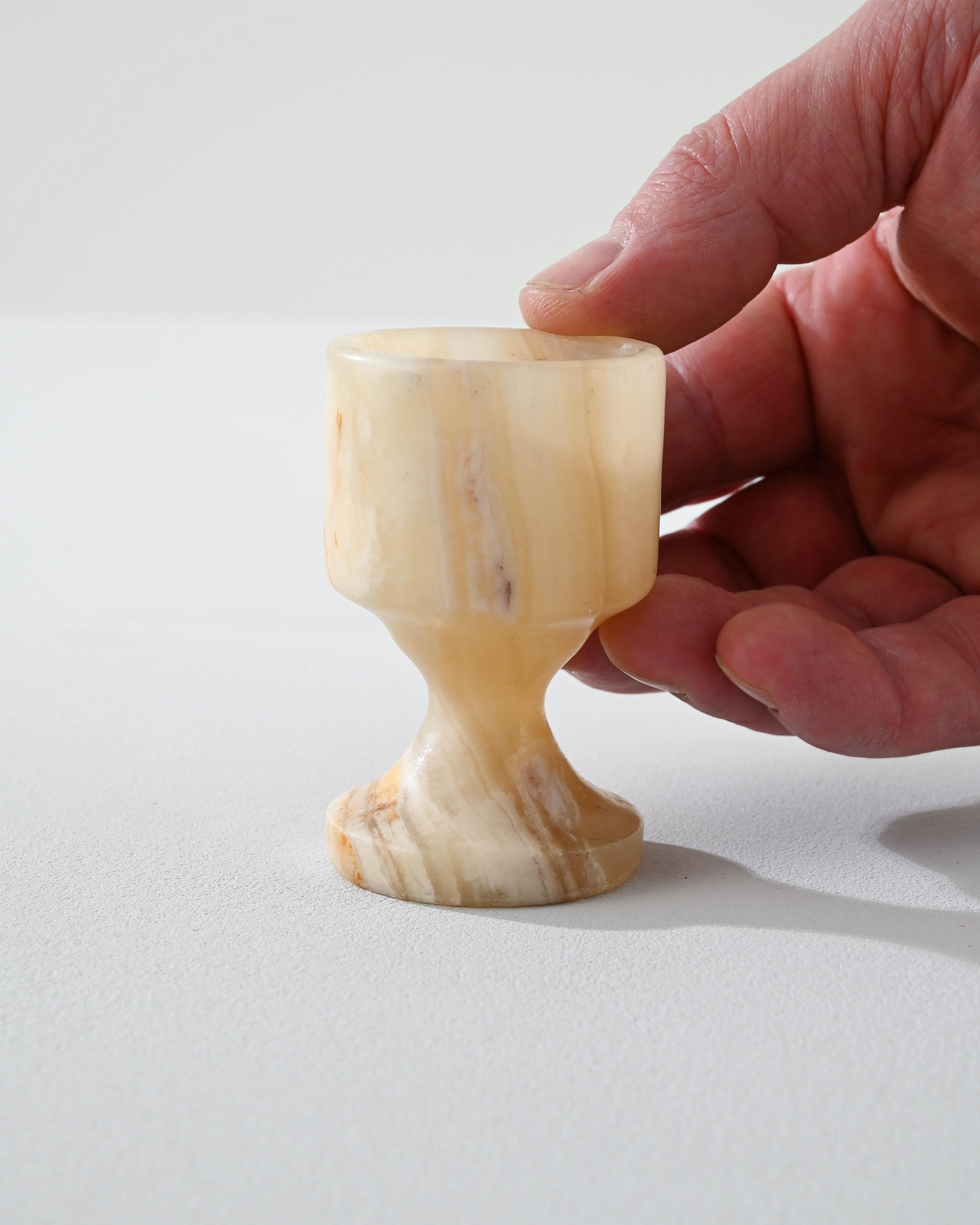 19th Century French Miniature Marble Chalice For Sale 1