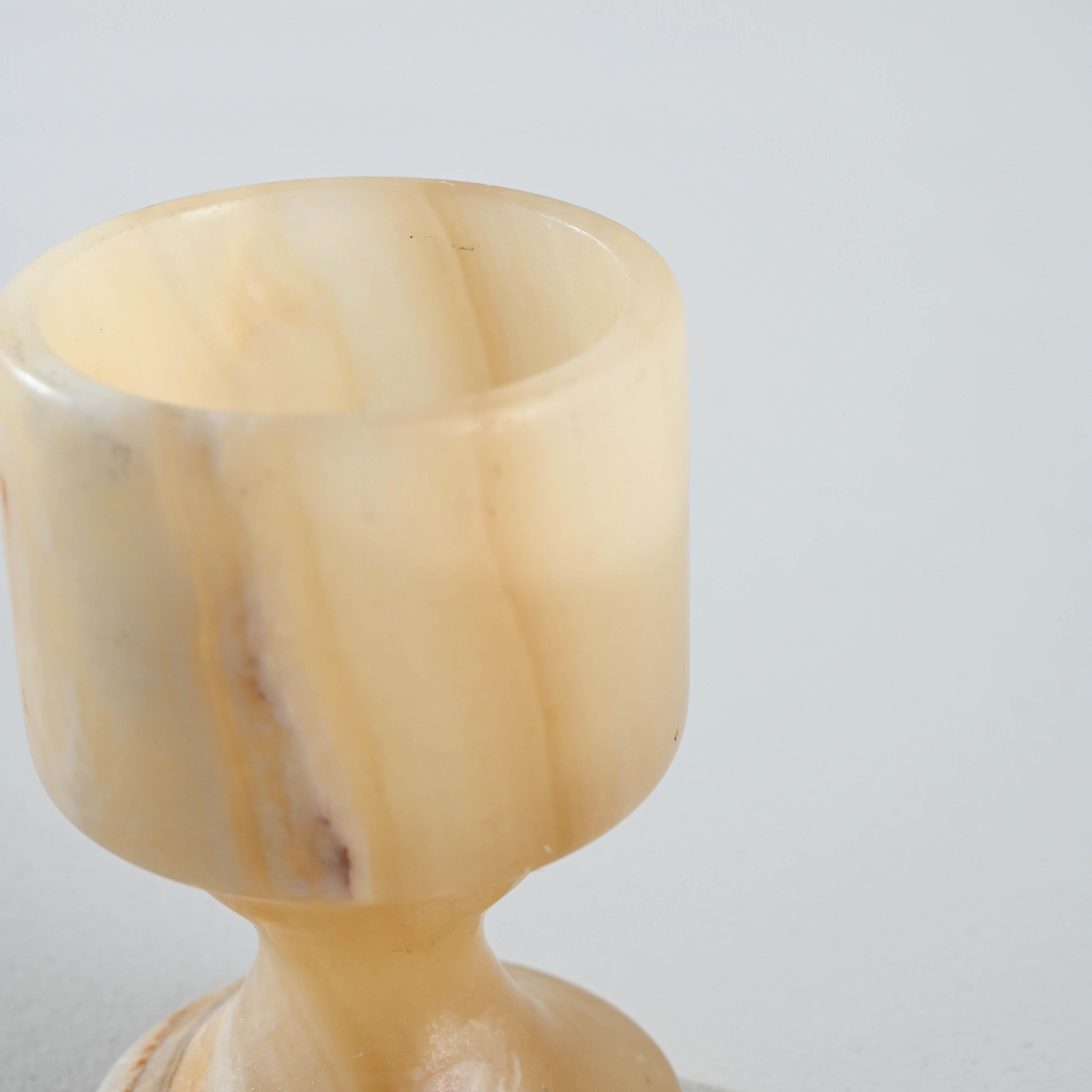 19th Century French Miniature Marble Chalice For Sale 4