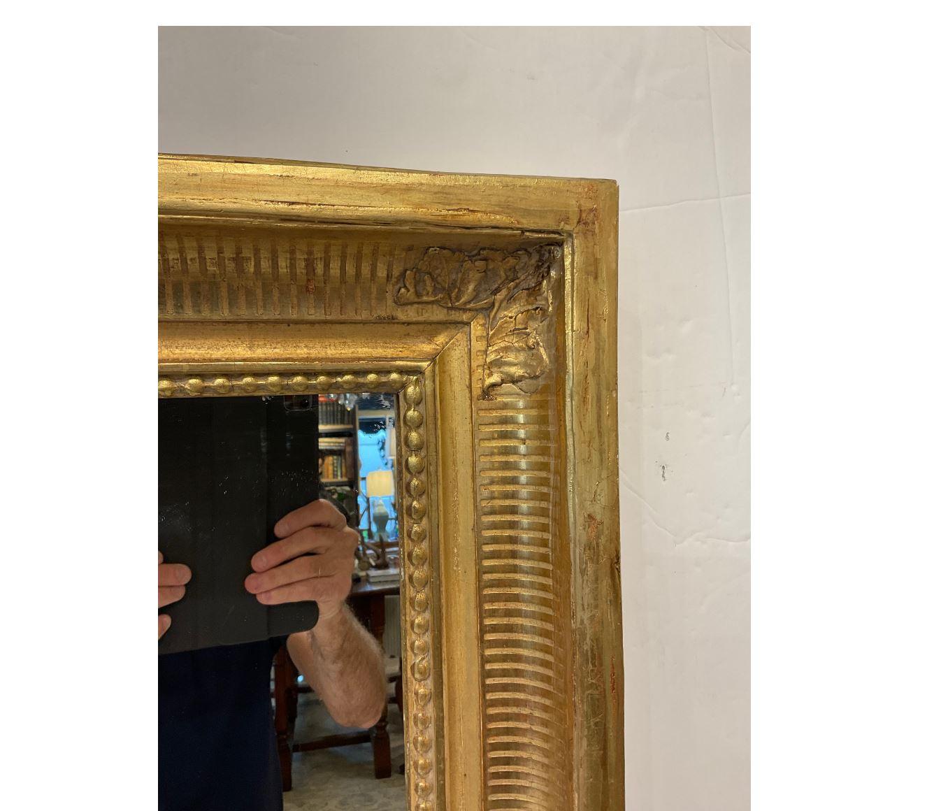19th Century French Mirror In Good Condition For Sale In Nashville, TN