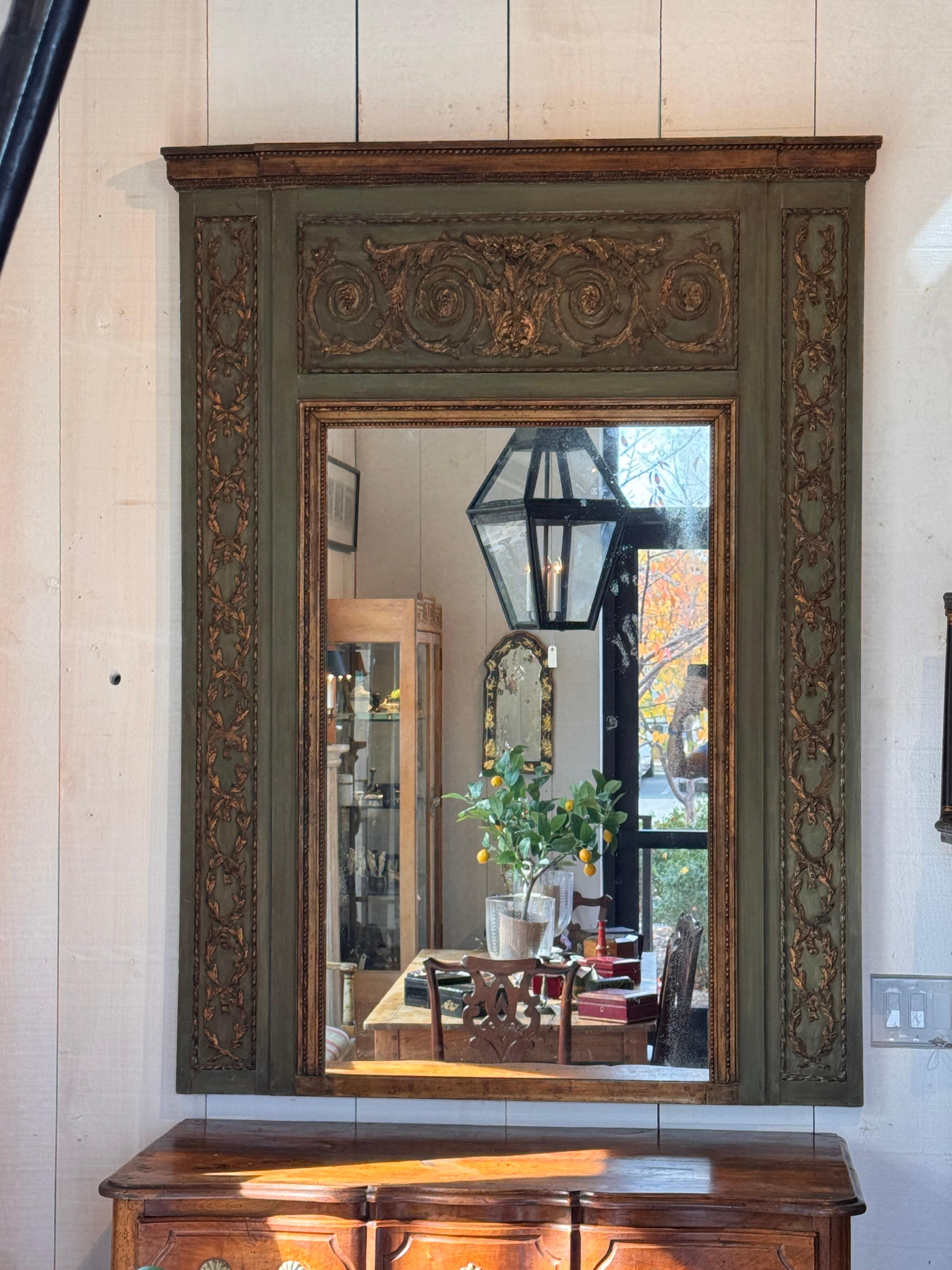 Francese Specchio francese del XIX secolo in vendita