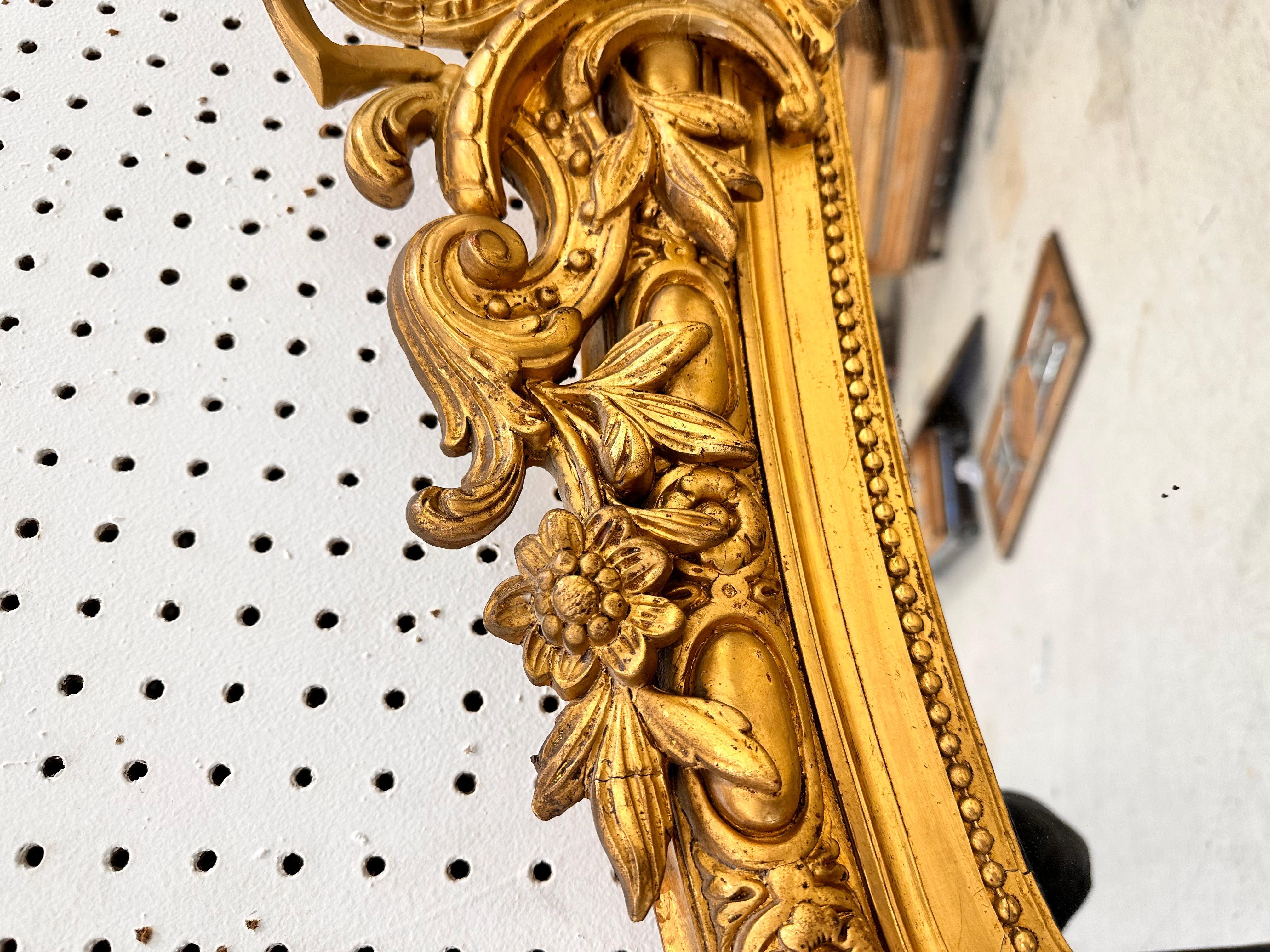 Französischer Spiegel aus dem 19. (Spätes 19. Jahrhundert) im Angebot