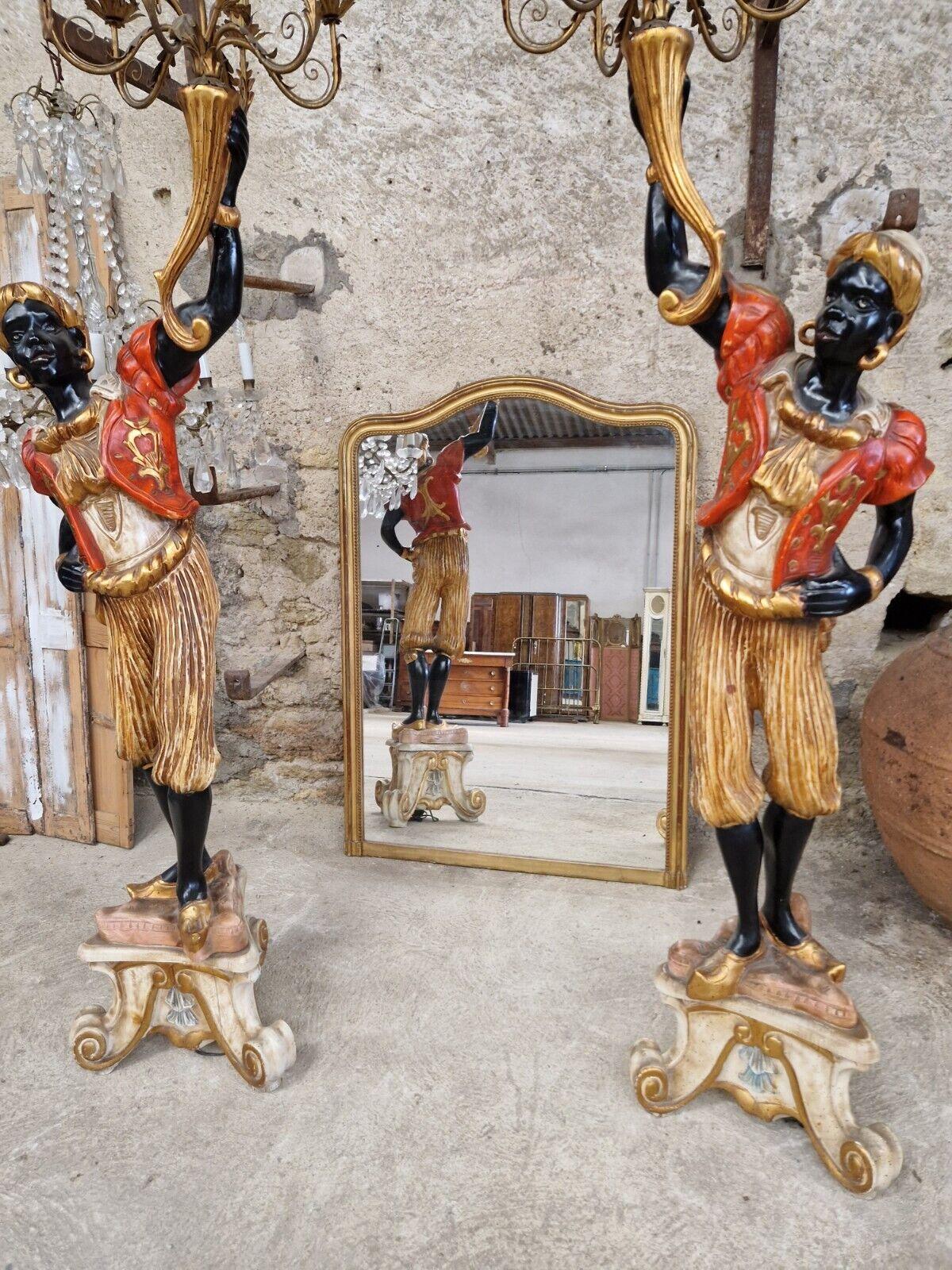 19th Century French Mirror Louis XV Style in Giltwood  7