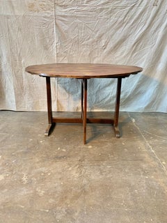 19th Century French Mixed Wood Wine Tasting Table