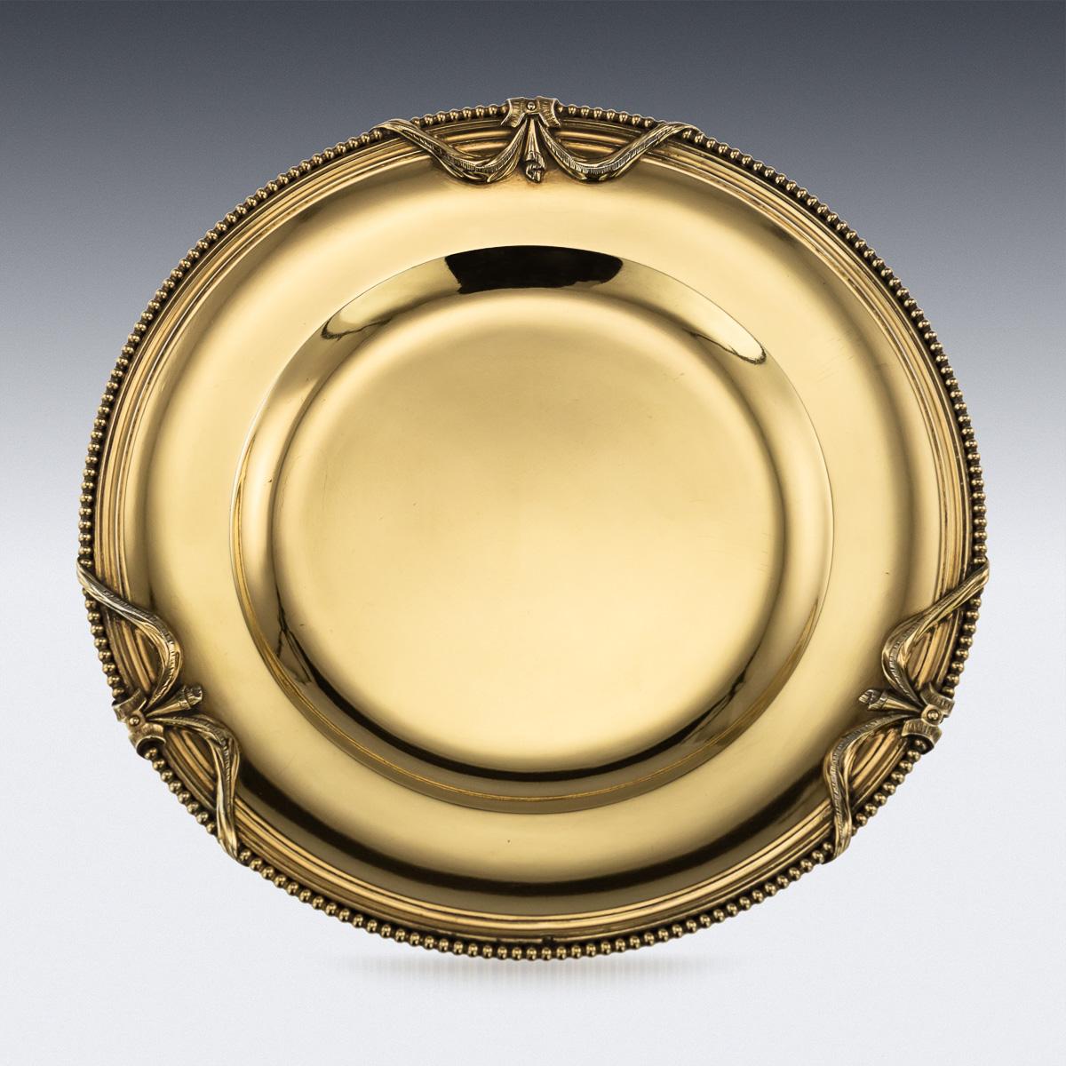 19th Century French Monumental Silver-Gilt Tea Service by Cardeilhac, circa 1870 1